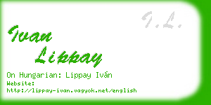 ivan lippay business card